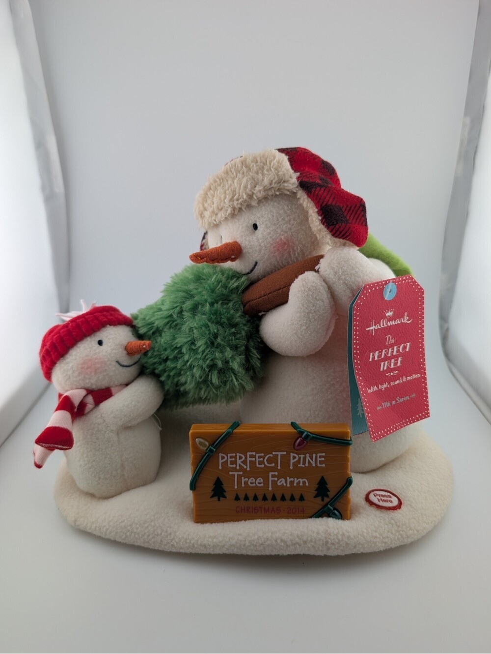 2014 Hallmark Jingle Pals The Perfect Tree Animated Christmas Snowmen *Works*